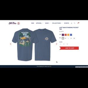 Old Row Last Man Standing Pocket Tee